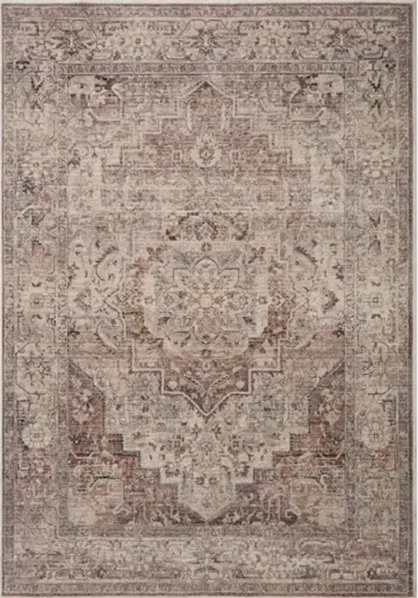 LYRA LYR-06 BERRY/STONE 7'10 X 7'10 AREA RUG