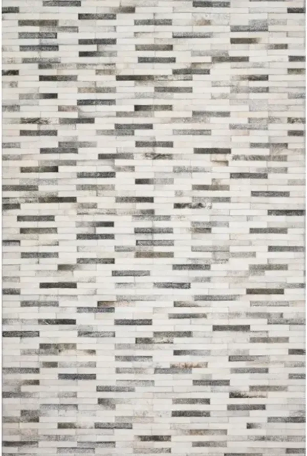 MADDOX MAD-01 IVORY/GREY 3'6 X 5'6 ACCENT RUG