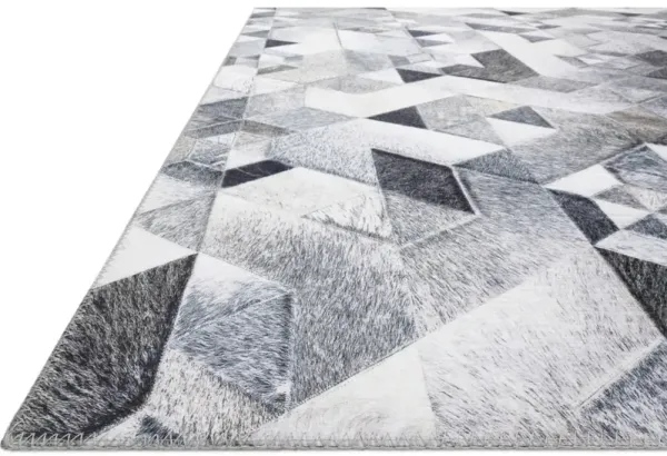 MADDOX MAD-03 GREY/IVORY 7'6 X 9'6 AREA RUG