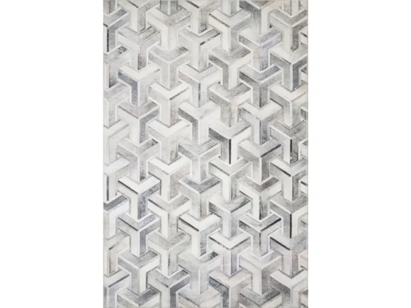 MADDOX MAD-05 SILVER/IVORY 2'3 X 3'9 ACCENT RUG