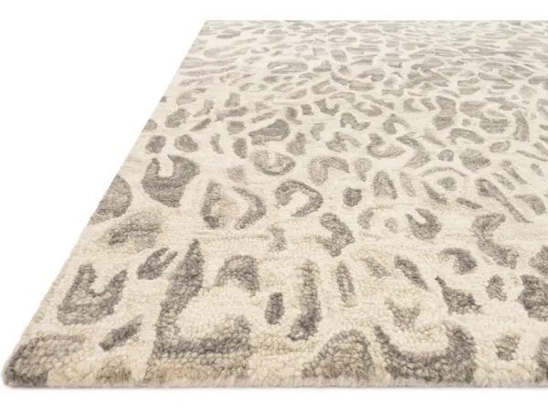 MASAI MAS-02 GREY/IVORY 3'6 X 5'6 ACCENT RUG