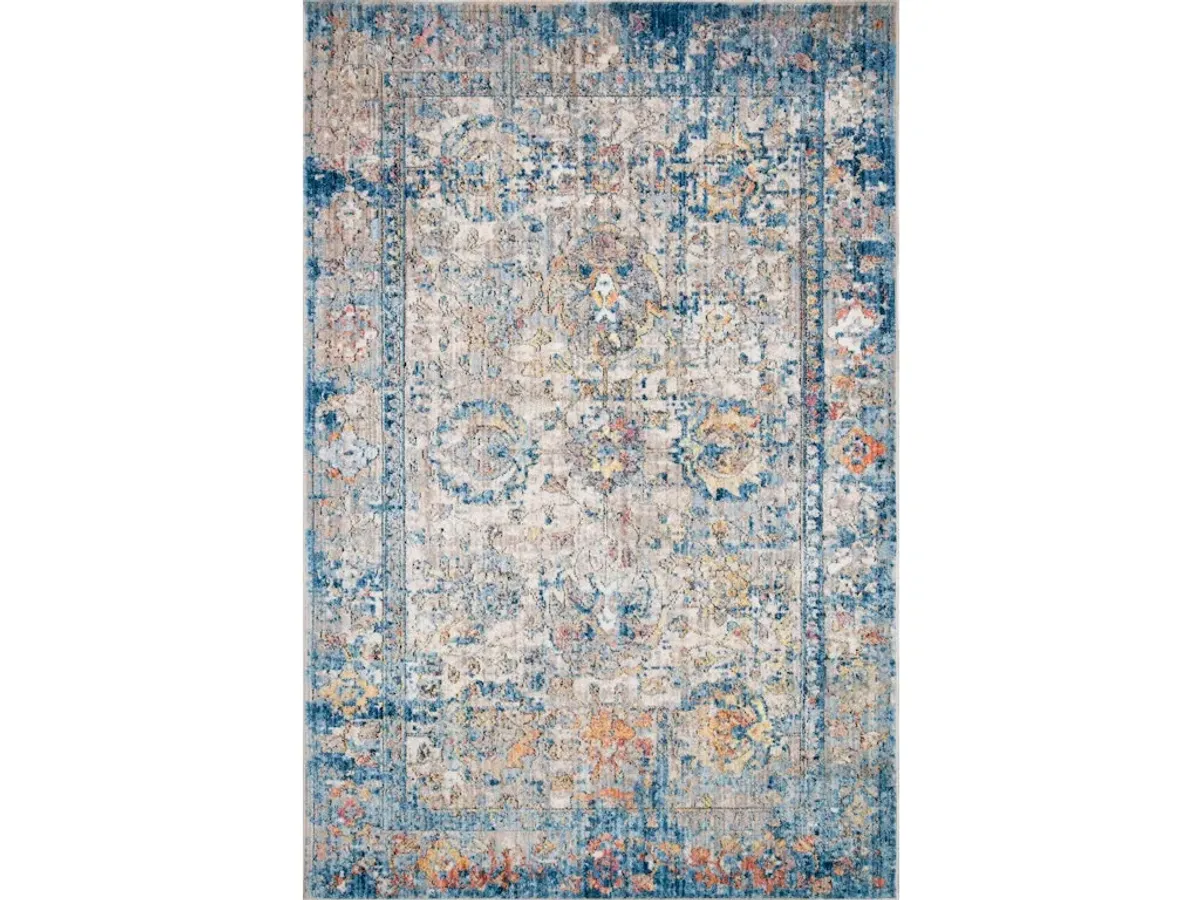 MEDUSA MED-04 BLUE/MULTI 6' X 8'8 AREA RUG