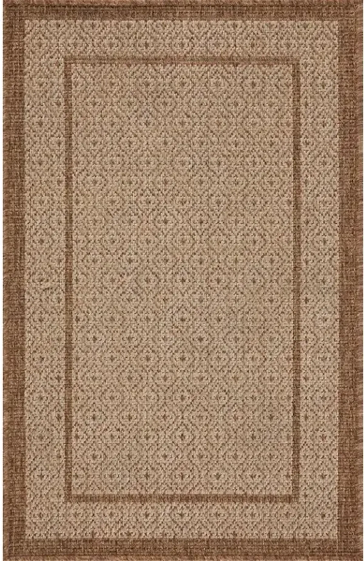 MERRICK MER-05 CHESTNUT/OATMEAL 3'9 X 5'9 ACCENT RUG