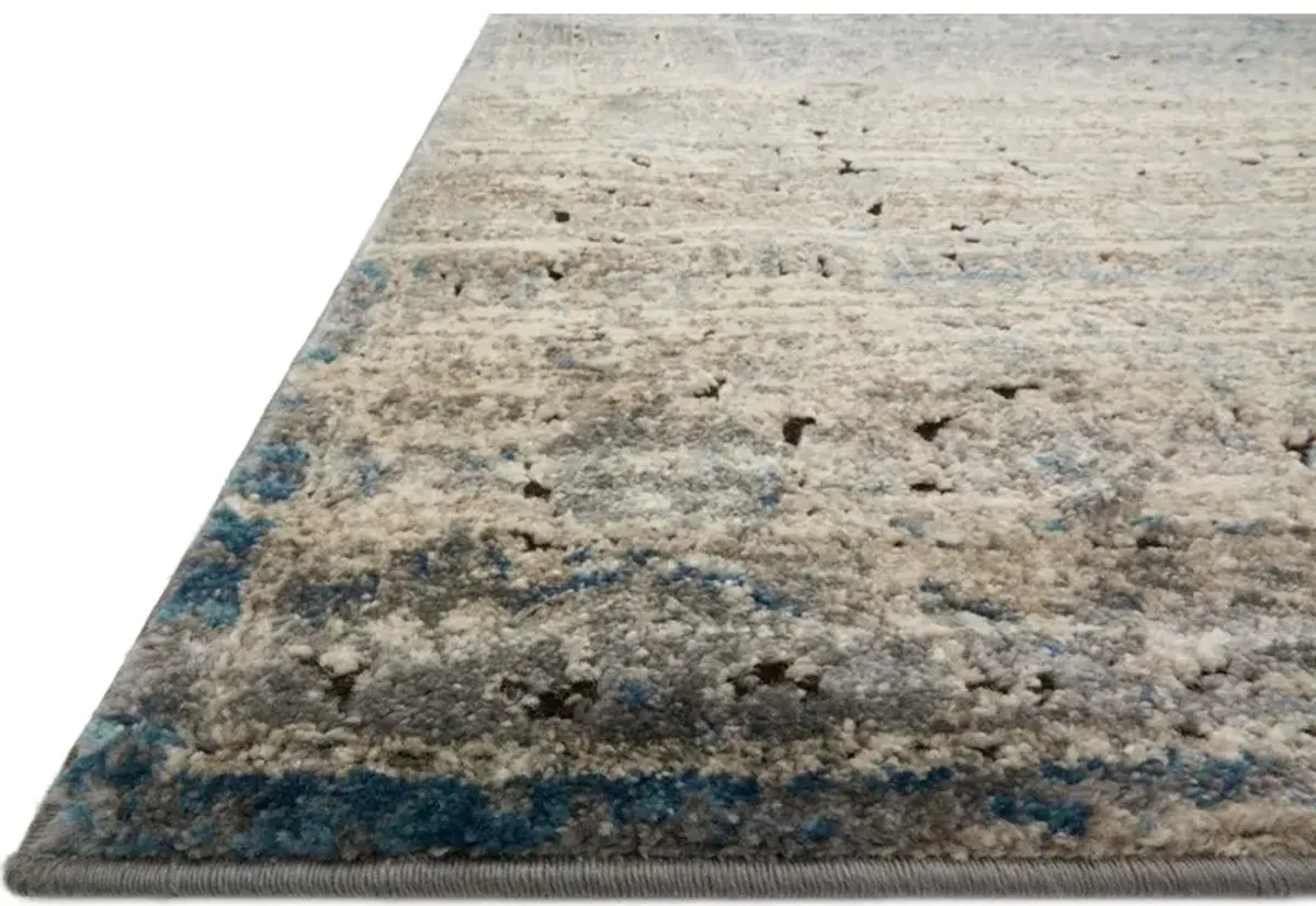 MILLENNIUM MV-02 GREY/BLUE 2'8 X 7'6 RUNNER RUG