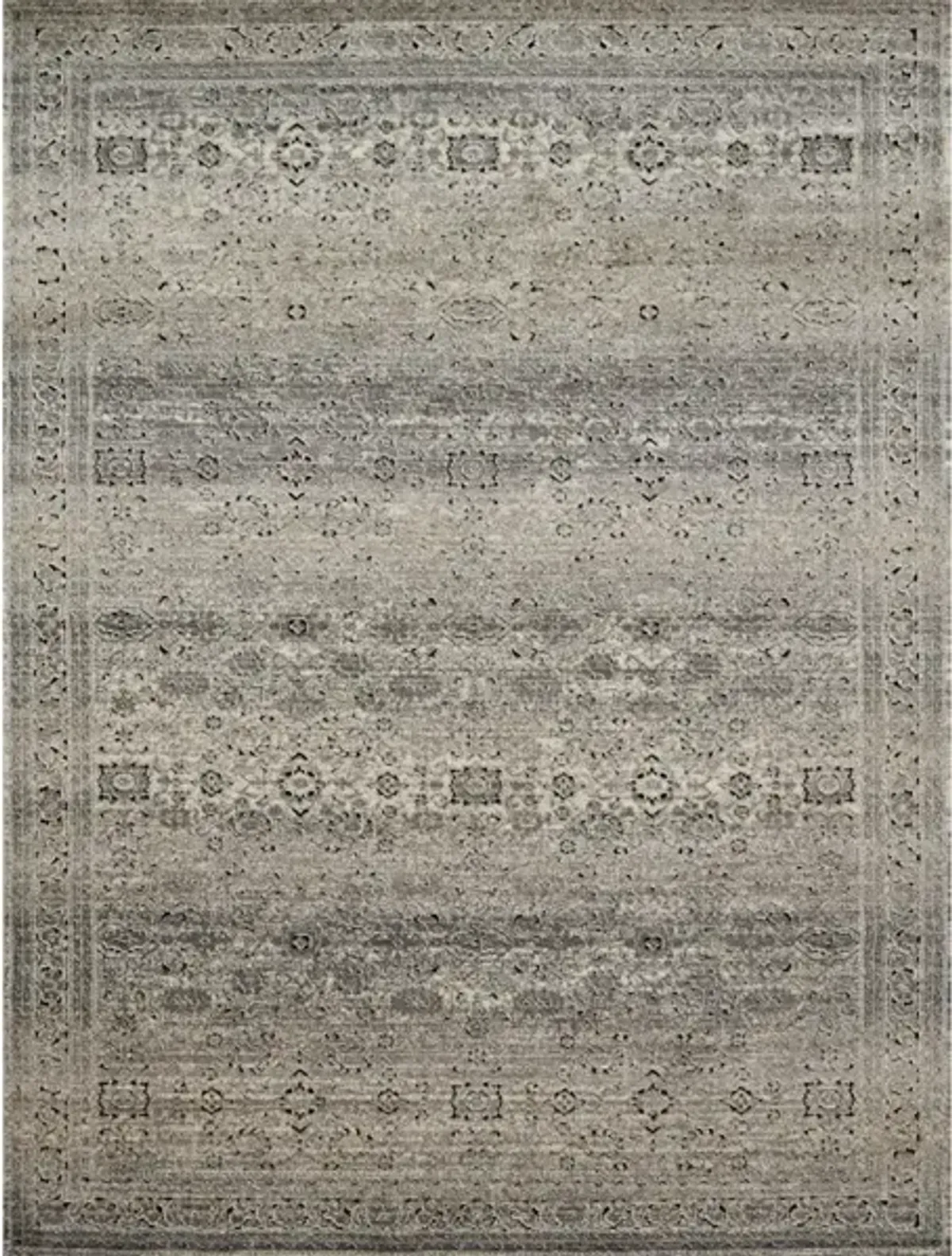MILLENNIUM MV-02 GREY/CHARCOAL 2'8 X 13' RUNNER RUG