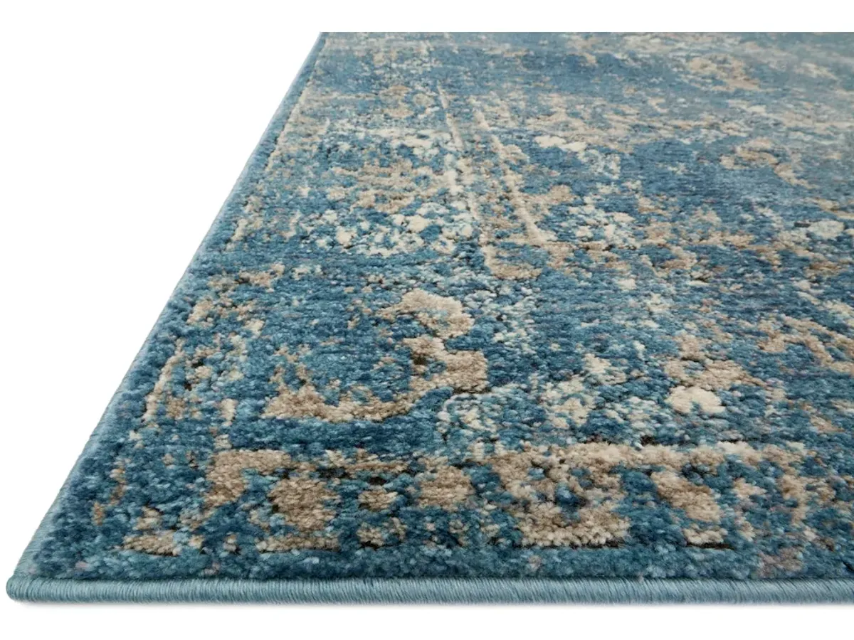 MILLENNIUM MV-05 BLUE/TAUPE 2'7 X 4' ACCENT RUG