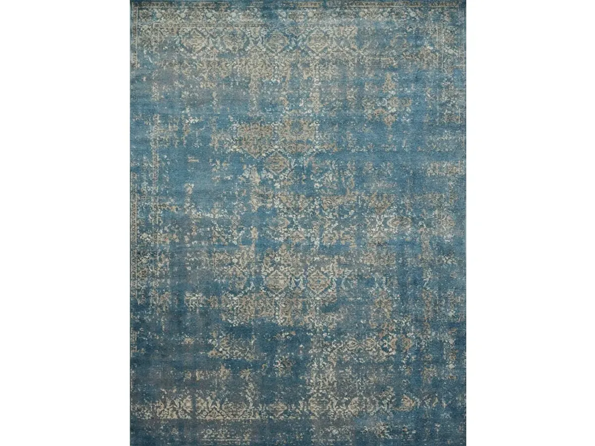 MILLENNIUM MV-05 BLUE/TAUPE 2'7 X 4' ACCENT RUG