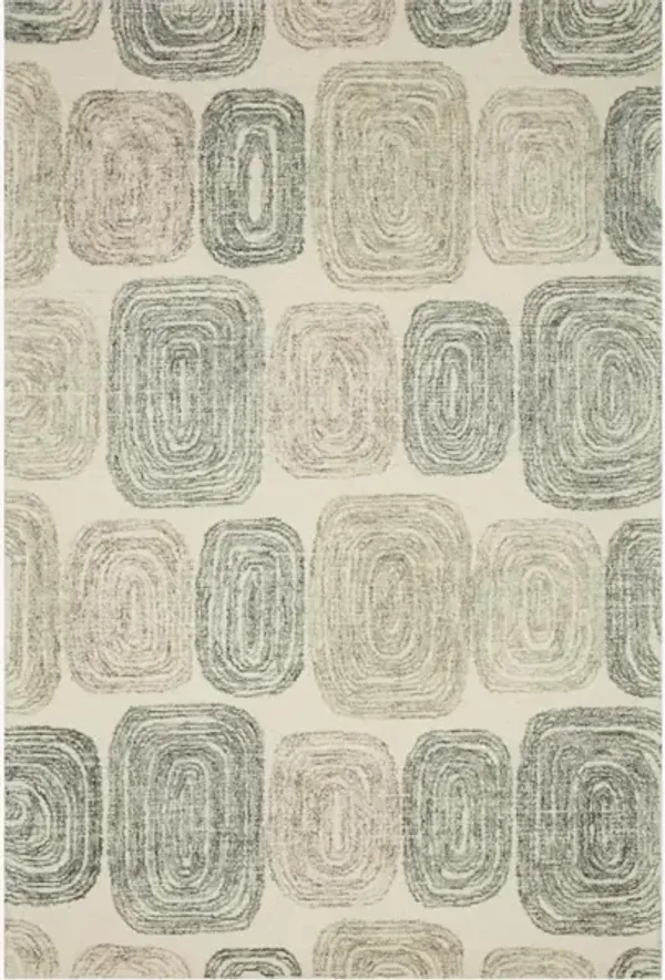 MILO MLO-01 DK. GREY/NEUTRAL 7'9 X 9'9 AREA RUG