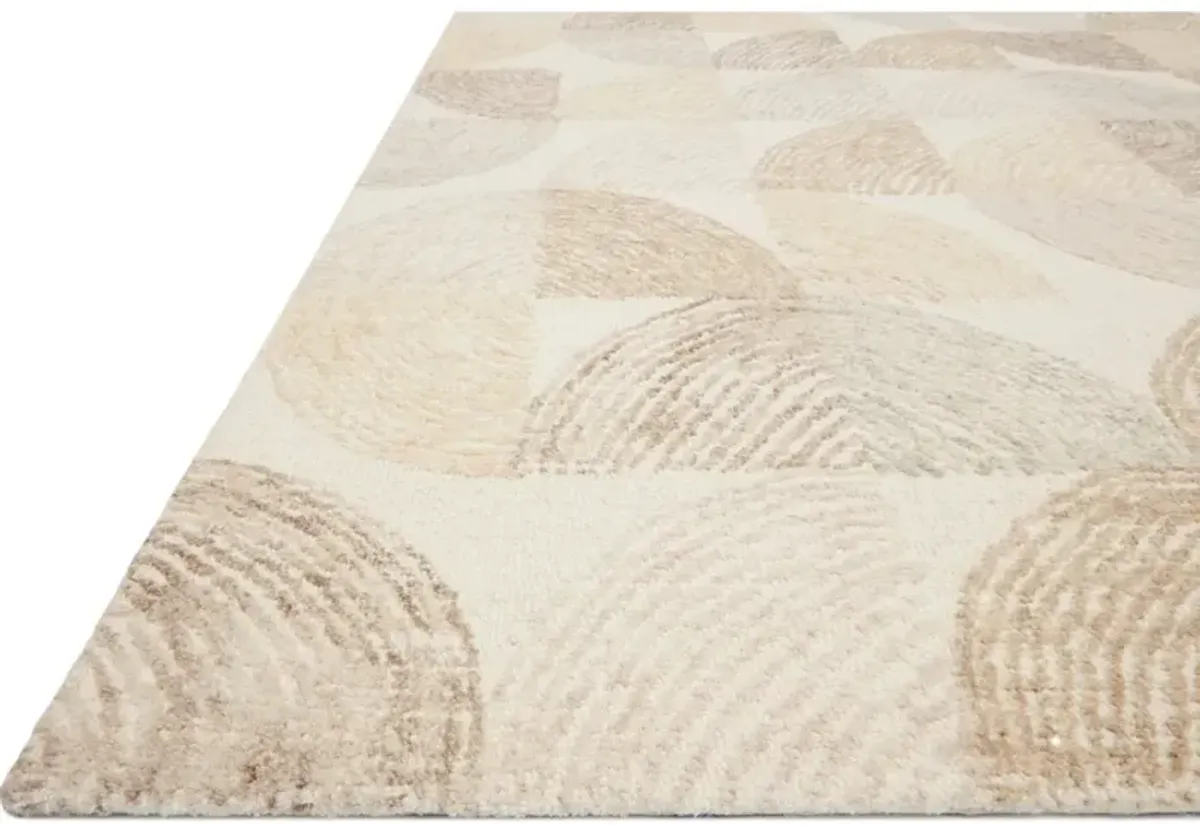 MILO MLO-03 PEBBLE/MULTI 2'6 X 9'9 RUNNER RUG