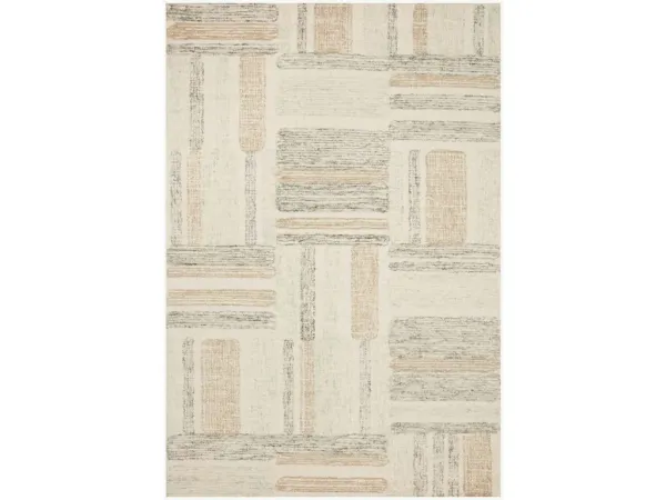 MILO MLO-04 SLATE/OLIVE 2'6 X 7'6 RUNNER RUG