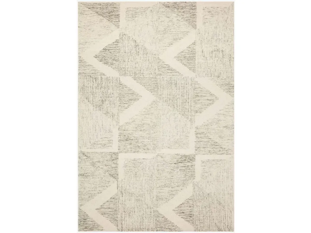 MILO MLO-06 LT GREY/GRANITE 2'6 X 7'6 RUNNER RUG