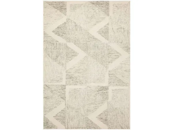 MILO MLO-06 LT GREY/GRANITE 2'6 X 9'9 RUNNER RUG
