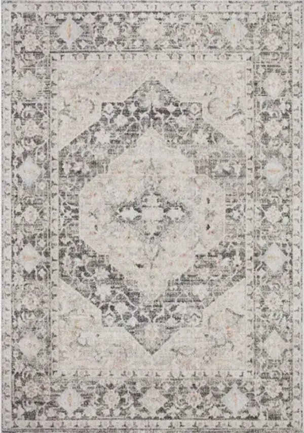 MONROE MON-01 CHARCOAL/MULTI 9'3 X 13' AREA RUG