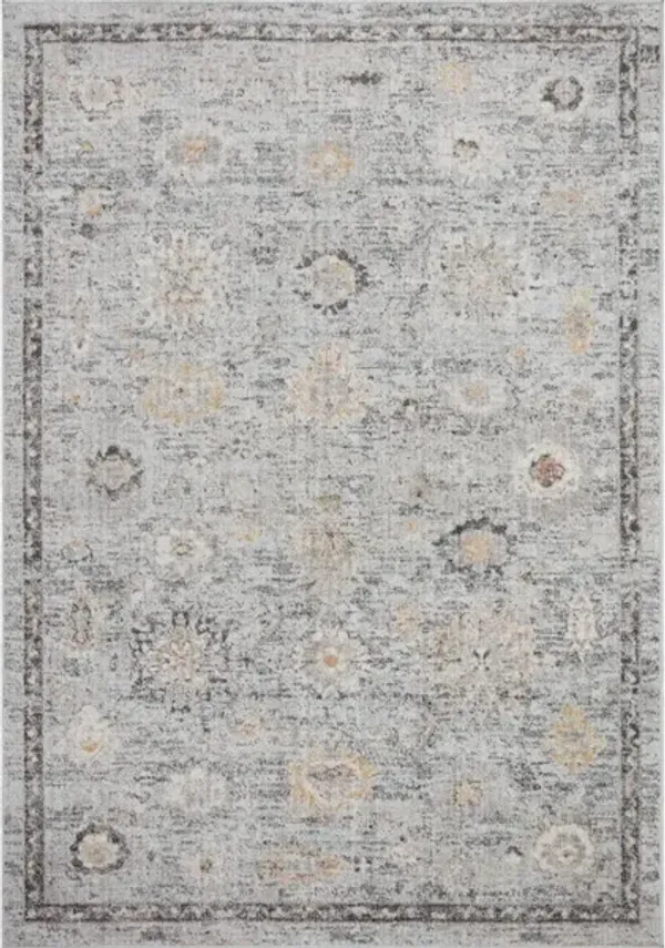 MONROE MON-04 SKY/GOLD 6'7 X 9'3 AREA RUG