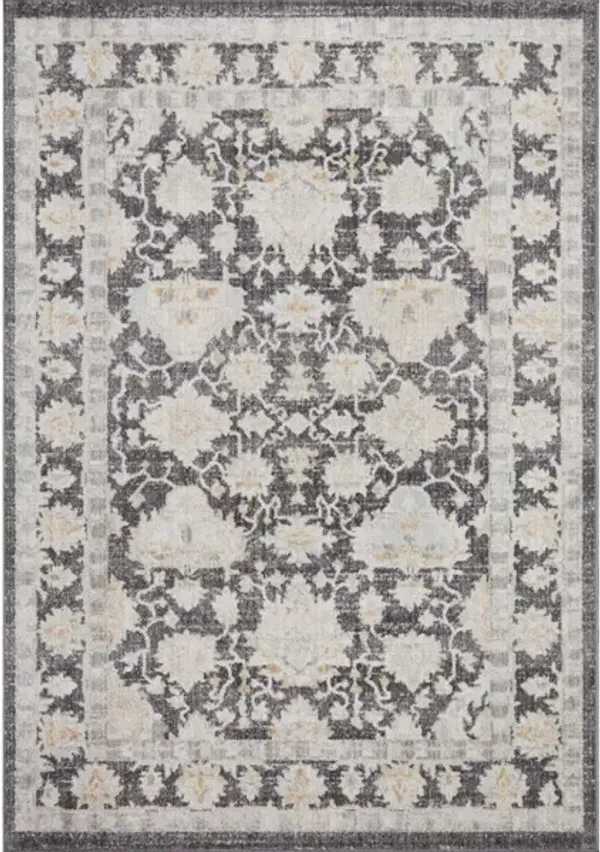 MONROE MON-05 CHARCOAL/NATURAL 3'9 X 5'9 ACCENT RUG