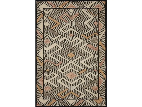 NALA NAL-03 IVORY/MULTI 7'9 X 9'9 AREA RUG
