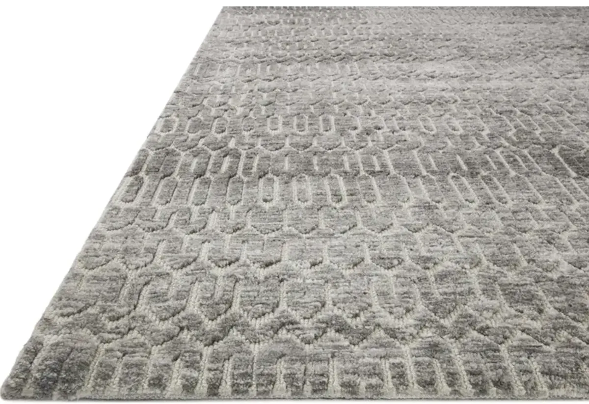 NEDA NED-03 IVORY/CHARCOAL 2'6 X 7'6 RUNNER RUG