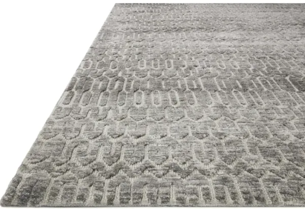 NEDA NED-03 IVORY/CHARCOAL 3'6 X 5'6 ACCENT RUG
