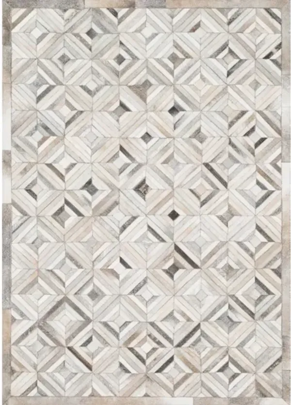 PROMENADE PO-01 IVORY/GREY 9'3 X 13' AREA RUG