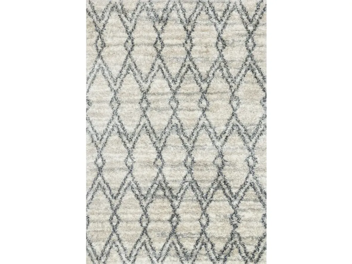 QUINCY QC-04 SAND/GRAPHITE 7'10 X 10'10 AREA RUG