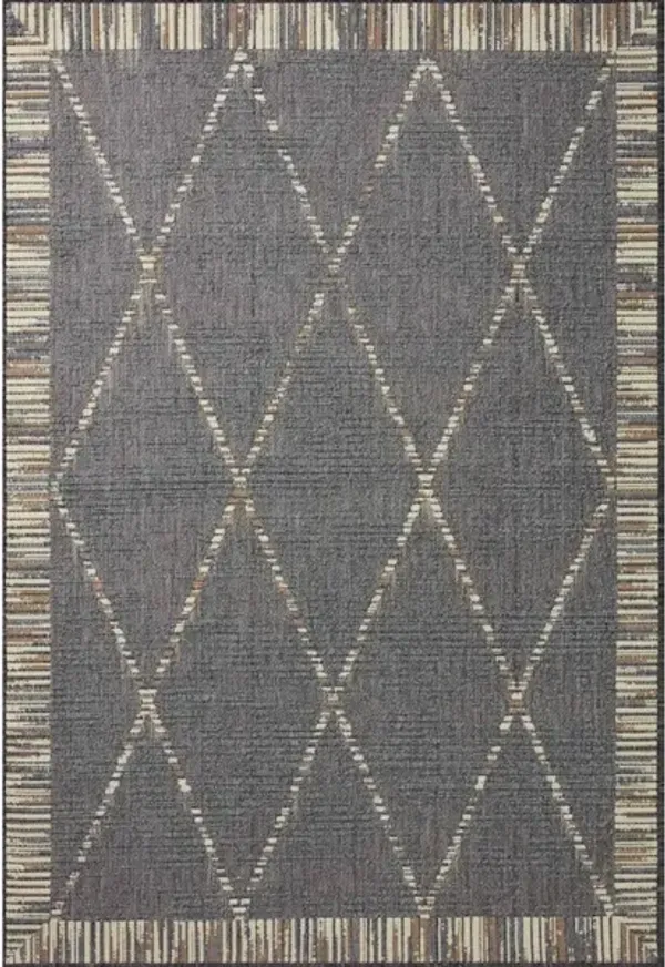 RAINIER RAI-09 SLATE/MULTI 2'2 X 3'9 ACCENT RUG