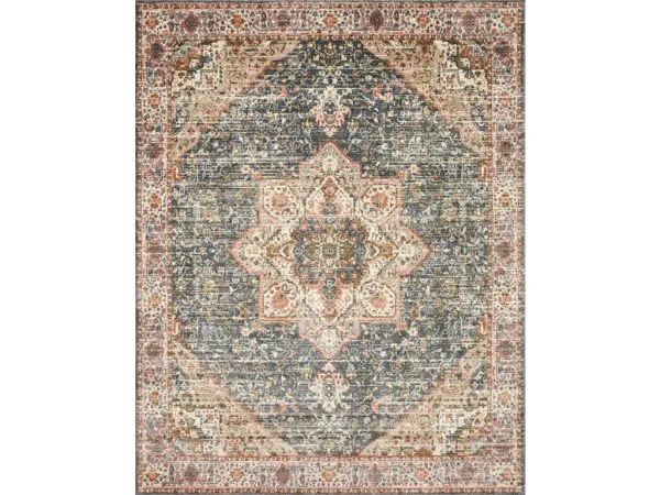 SABAN SAB-01 BLUE/MULTI 7'10 X 10' AREA RUG