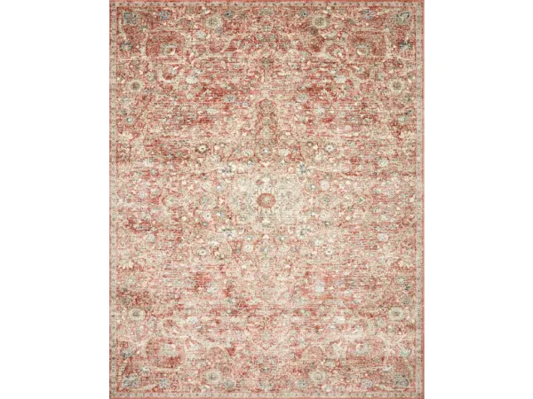 SABAN SAB-02 RUST/BEIGE 3'9 X 5'9 ACCENT RUG