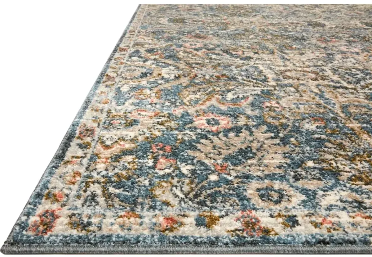 SABAN SAB-04 BLUE/SAND 5'3 X 5'3 AREA RUG