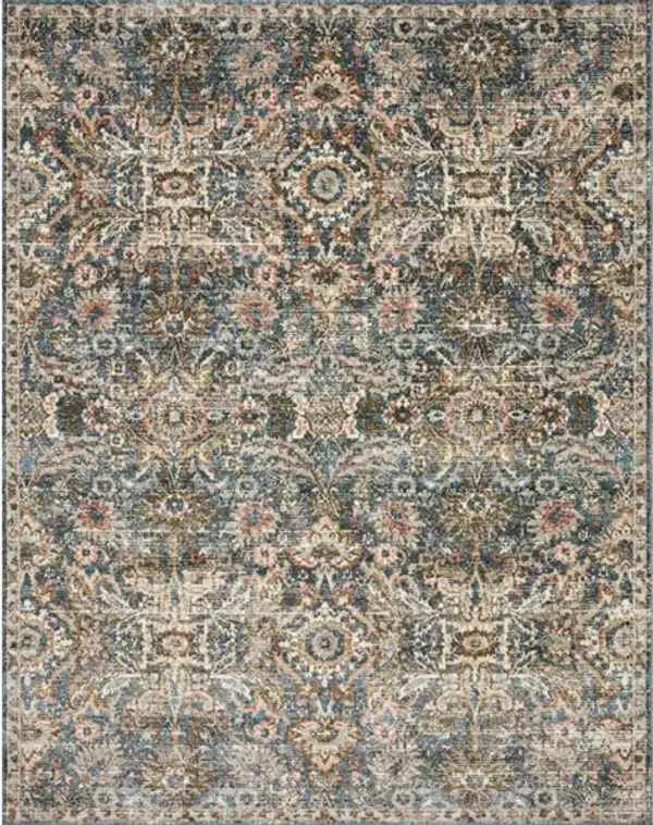 SABAN SAB-04 BLUE/SAND 6'7 X 9'3 AREA RUG