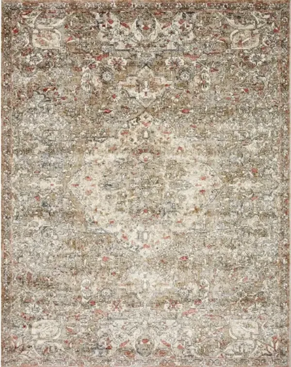SABAN SAB-07 STRAW/BEIGE 5'3 X 5'3 AREA RUG