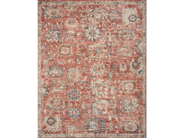 SABAN SAB-08 RUST/MULTI 5'3 X 7'6 AREA RUG