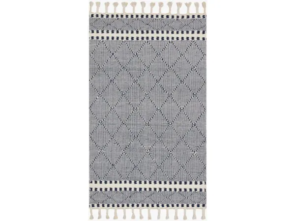 SAWYER SAW-02 NAVY 7'6 X 9'6 AREA RUG