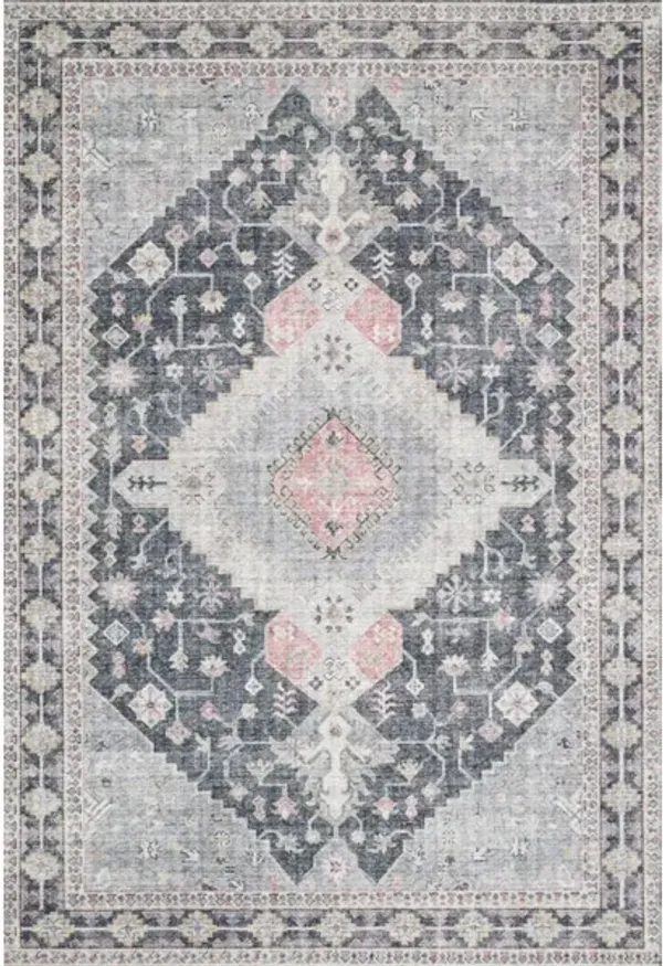 SKYE SKY-02 CHARCOAL/MULTI 7' X 9' AREA RUG