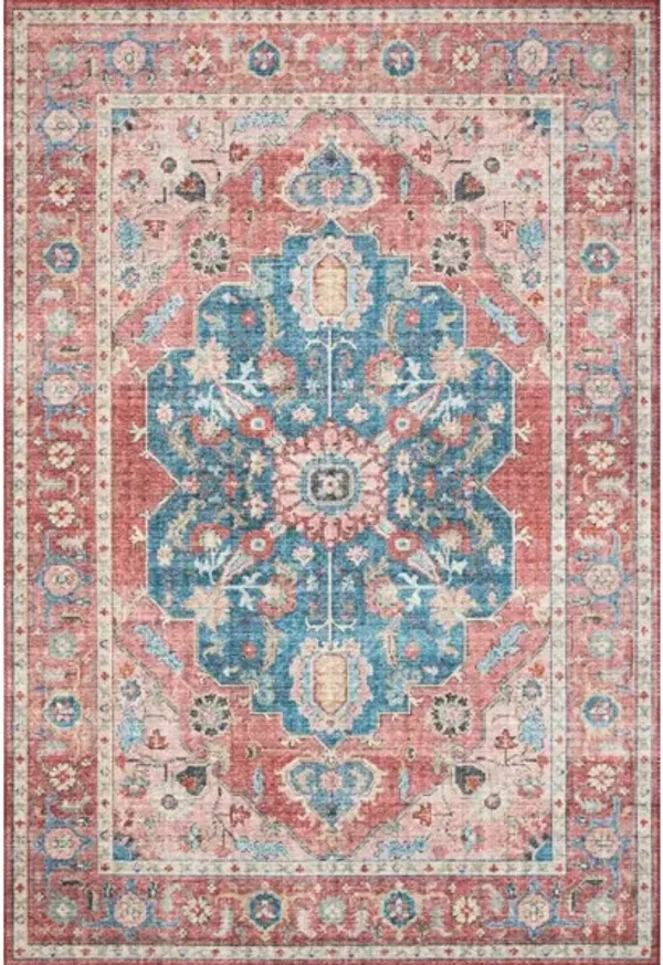 SKYE SKY-05 BRICK/OCEAN 7' X 9' AREA RUG