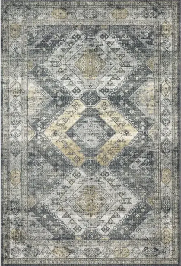 SKYE SKY-09 GRAPHITE/SILVER 7' X 9' AREA RUG