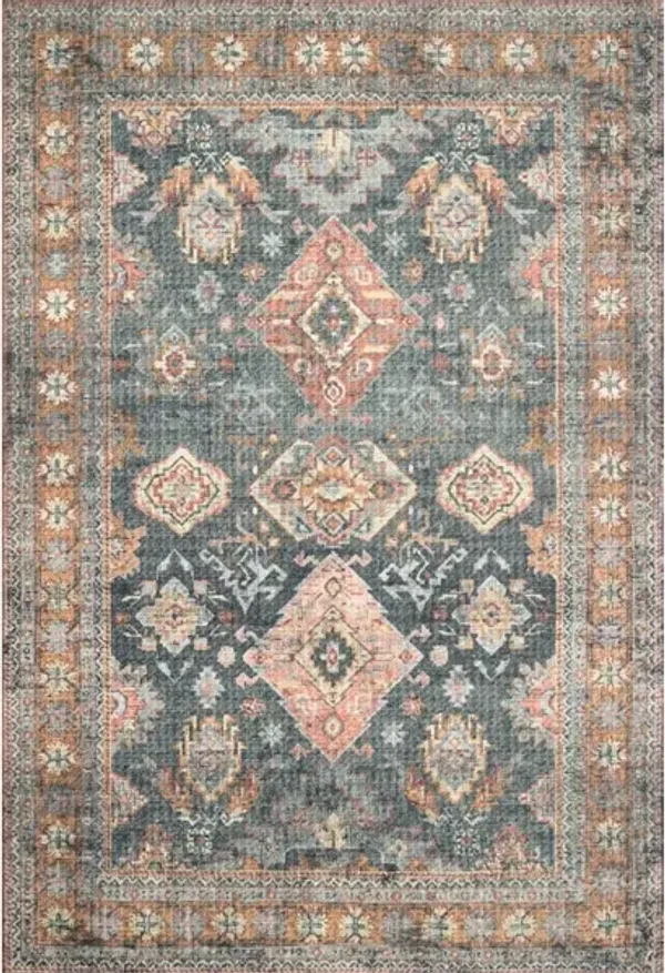 SKYE SKY-10 SEA/RUST 7' X 9' AREA RUG