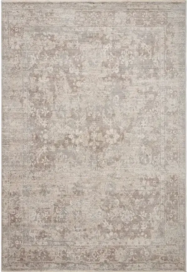 SONNET SNN-05 SILVER/NATURAL 7'10 X 7'10 AREA RUG