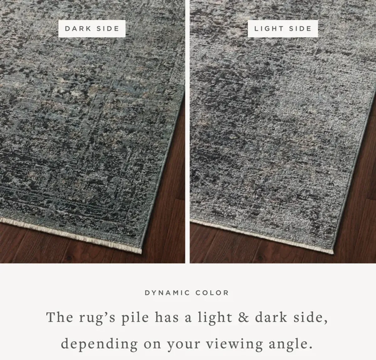 SONNET SNN-07 CHARCOAL/MIST 7'10 X 7'10 AREA RUG