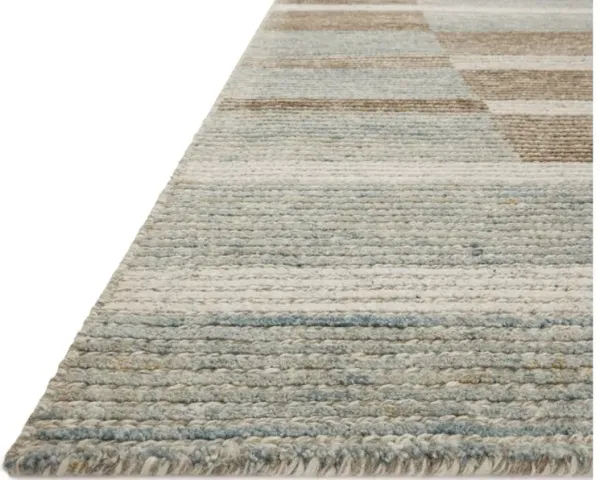 STILES STI-02 TOBACCO/LAGOON 5'0 X 7'6 AREA RUG