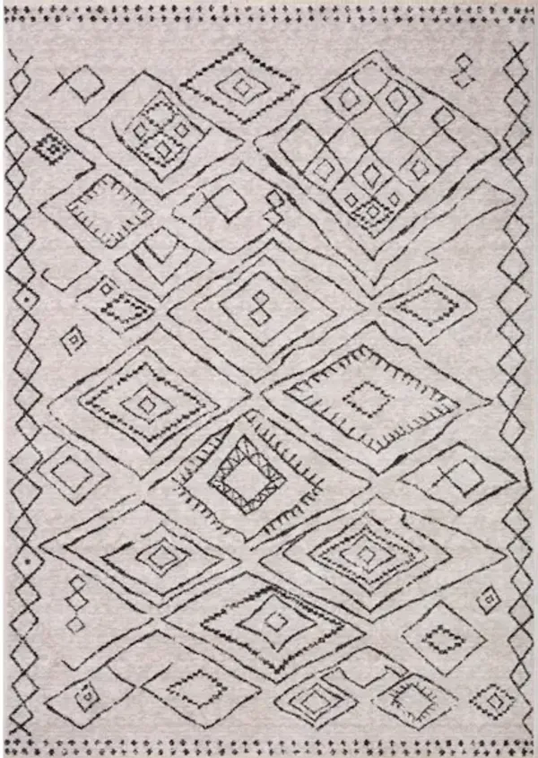 VANCE VAN-06 DOVE/CHARCOAL 2'3 X 3'10 ACCENT RUG