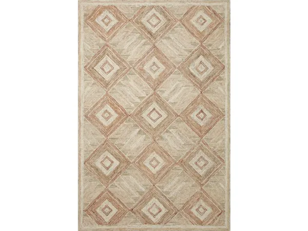 VARENA VAR-01 SAND/CLAY 5'0 X 7'6 AREA RUG