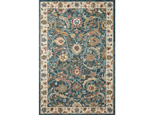 VICTORIA VK-24 OCEAN/MULTI 7'9 X 9'9 AREA RUG