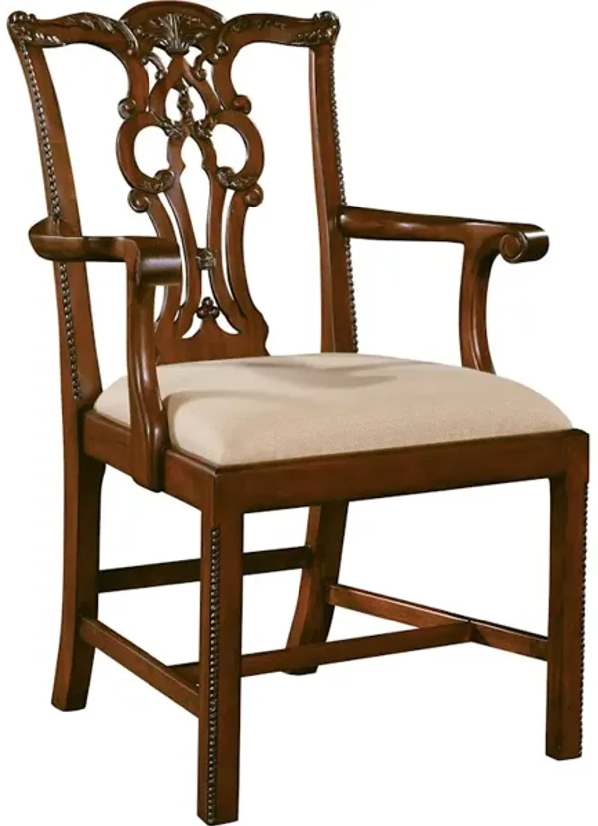 Massachusetts Aged Regency Arm Chair