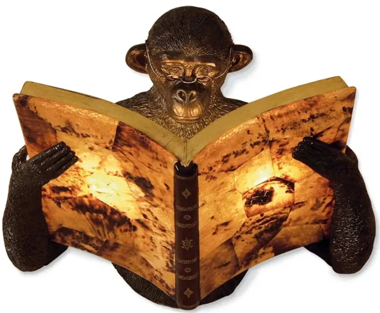 Monkey Book Sconce