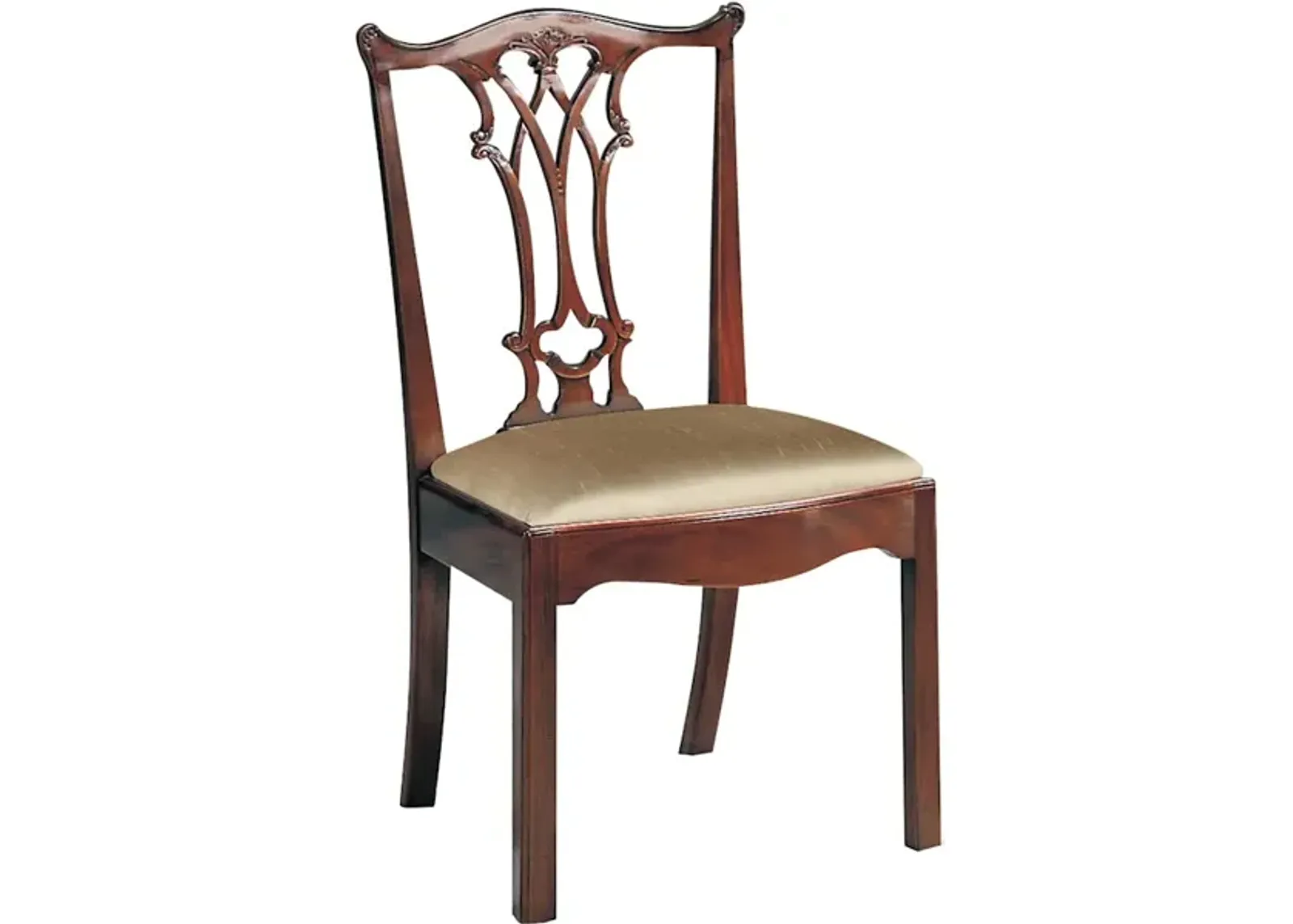 Connecticut Polished Mahogany Side Chair