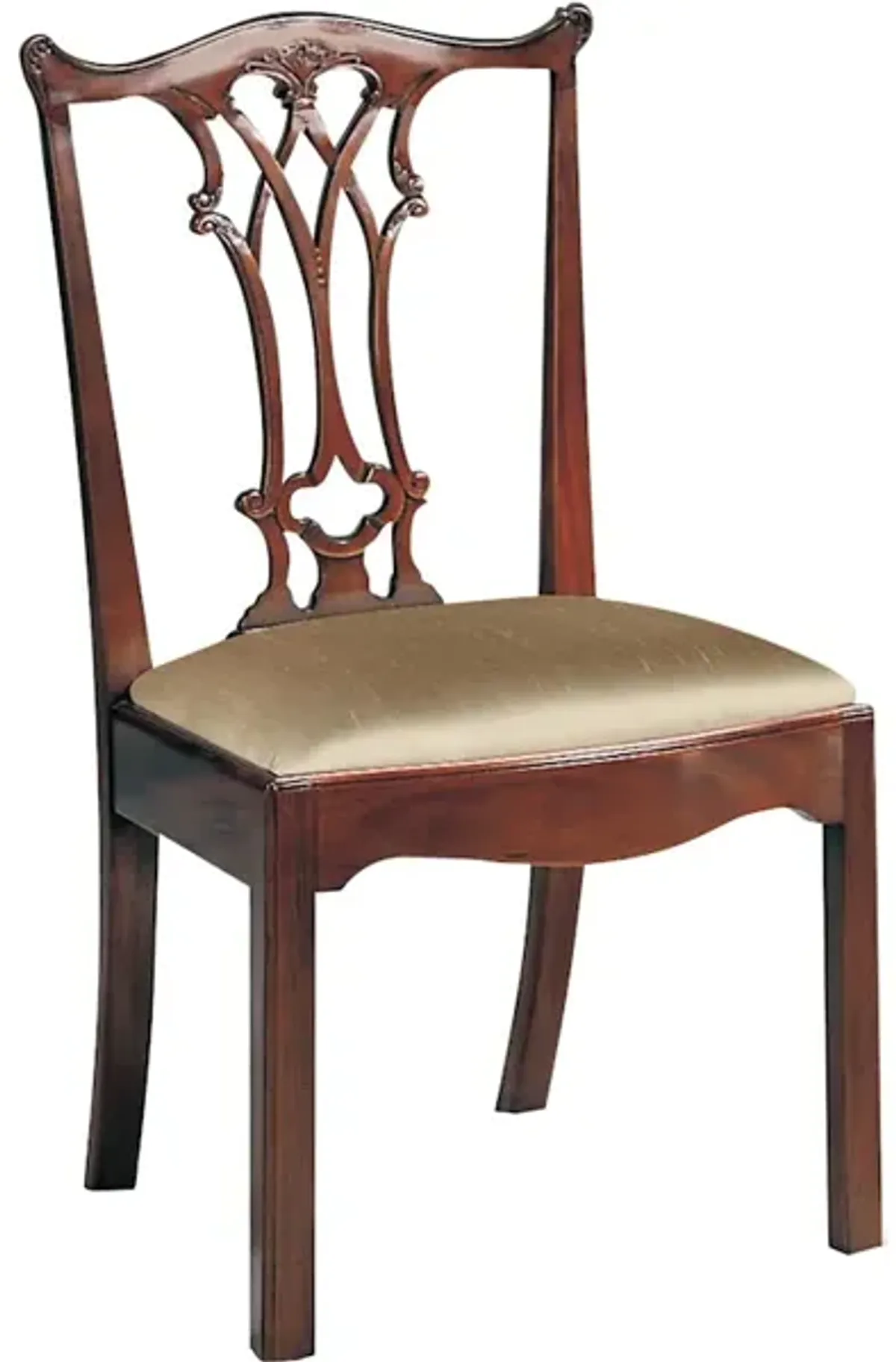 Connecticut Polished Mahogany Side Chair