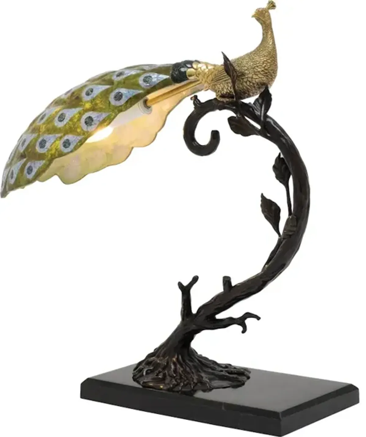 Peacock Desk Lamp