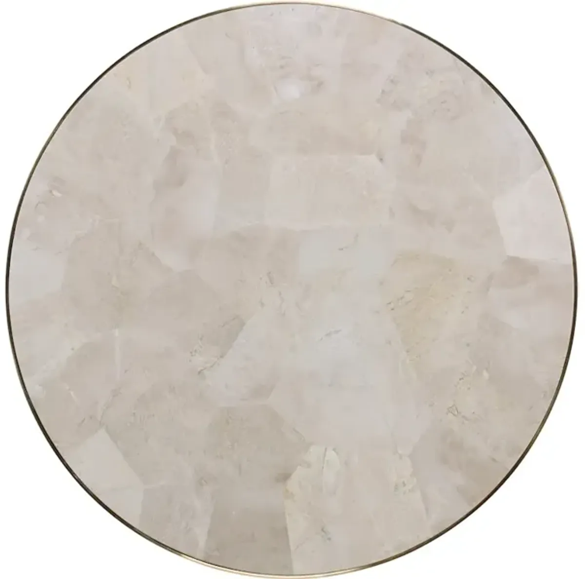 Stone Pedestal Occasional Table