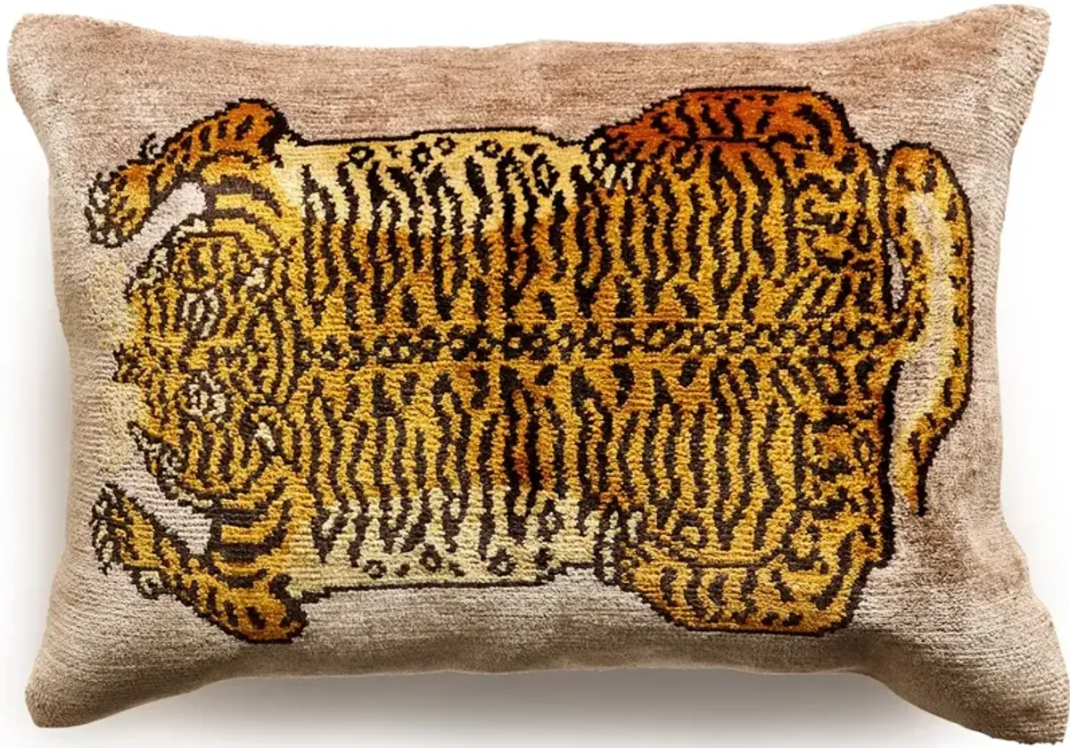Cali's Cat Taupe Pillow