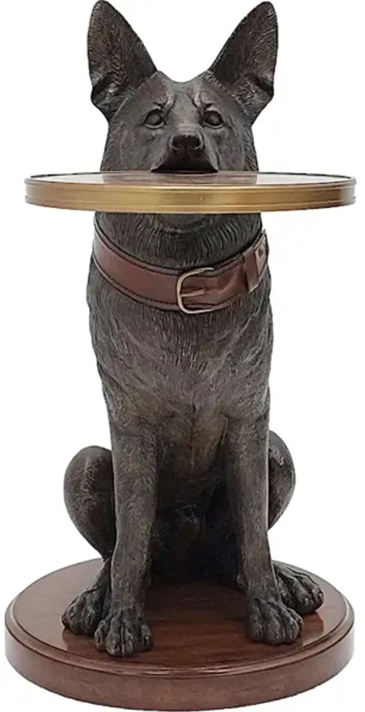 German Shepherd Accent Table